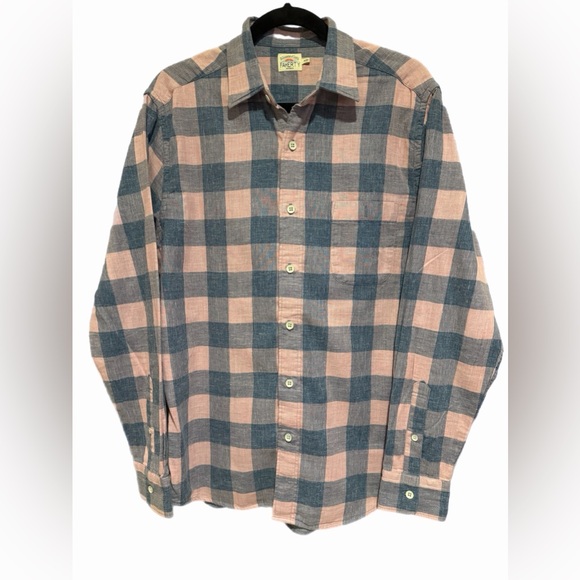 Faherty Other - Faherty Men's Doublecloth Seaview Shirt - Blue and Pink - Size Medium